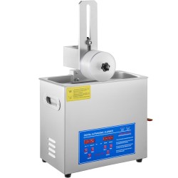 Ultraääninen 6 L levypesuri 304 ruostumaton teräs moottoroitu ja kuivausteline