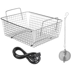 Ultraäänipesuri 3 l 304-ruostumaton teräs 40kHz nuppisäädettävä lämmitys ajastin