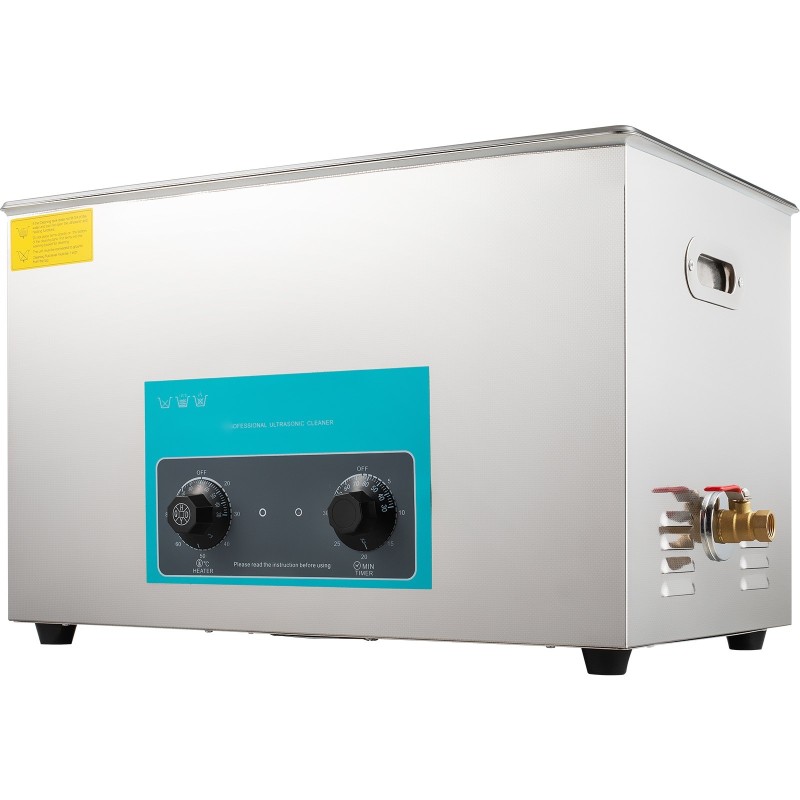 Ultraäänipesuri 30 l 40 kHz 304 ruostumatonta terästä lämmityksellä koruille ja silmälaseille