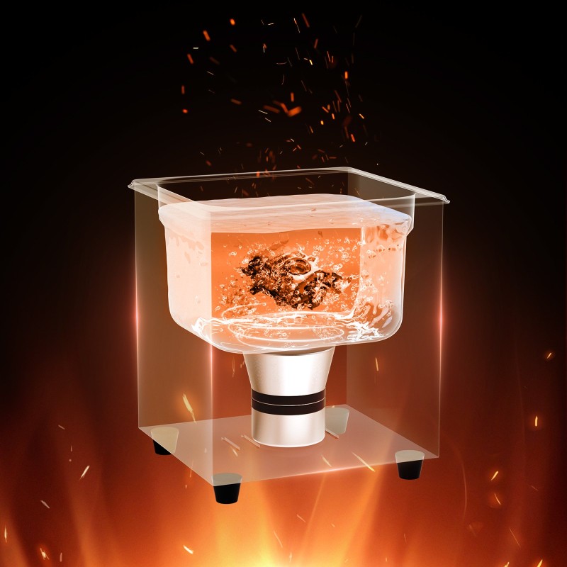 Ultraäänipuhdistin 2 l 40 kHz 60 W ruostumaton teräs säiliö lämmitys ajastin