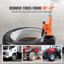 Renkaan reunanmurtaja 45-lämpökäsitelty teräs 38–42 tuuman renkaisiin kumipehmuste