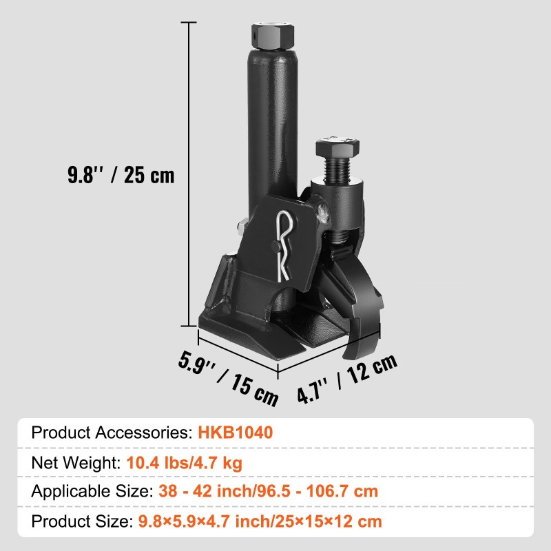 Manuaalinen renkaan reunanmurtaja 45-lujiteräksestä 96,5–106,7 mm renkaisiin