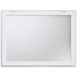 Myyntiluukku alumiiniseos 1248x943 mm 85 asteen avautuva ruokarekkoihin lasi ei sisälly