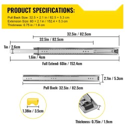 Laatikkokiskot kylmävalssattua terästä sinkkipinnoite 76,2 cm 2 kpl 115 kg
