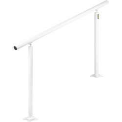 Portaiden alumiinikaide valkoinen 0 5 askelmaa säädettävä kulma sisäkäyttö ulkokäyttö