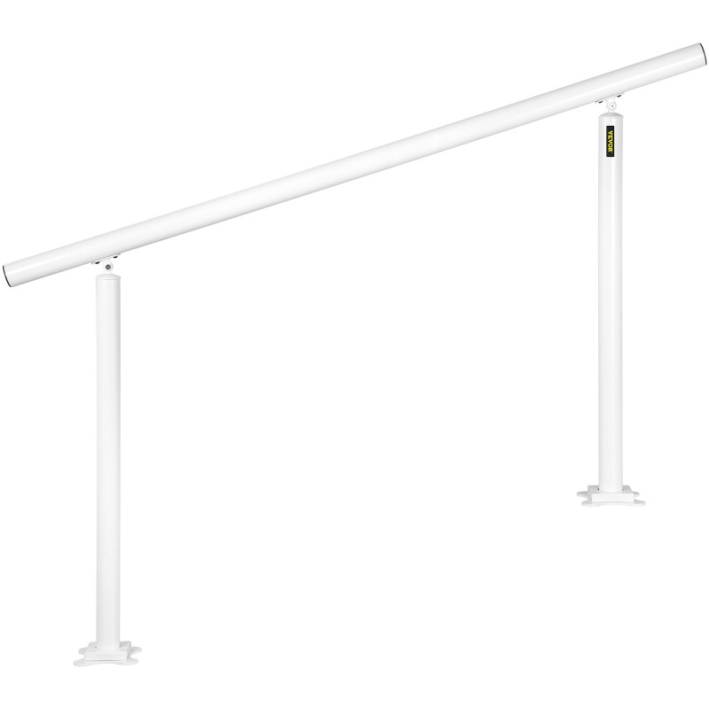 Portaiden alumiinikaide valkoinen 0–5 askelmaa säädettävä kulma sisäkäyttö ulkokäyttö