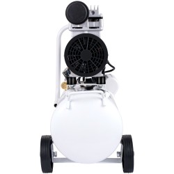 Öljytön ilmakompressori 18 litran terässäiliö 1 1 hv 850 wattia 8 baarin kannettava