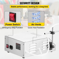 Nestetäyttökone GFK-160 5–3500 ml ruostumaton teräs LCD-näyttö itseimevä pumppu