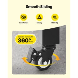 Taitettava teräsportti 170 × 131 cm lukittavilla 360° pyörillä sisäänkäynneille ja autotalliin