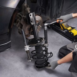 Kierrejousipuristin 2 kpl terästä 1200 kg 220–310 mm MacPherson-tyyppisille iskunvaimentimille