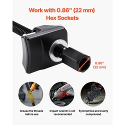 Kierrejousipuristinsarja 2 kpl raskaan käytön 265 mm 1200 kg autoihin ja moottoripyöriin