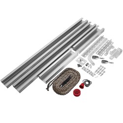 Autotallin oven avaaja 800 N sopii enintään 12 m² oville 2 kaukosäädintä