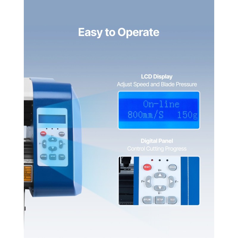 Kontuurileikkuri 53 tuumaa puoliksi automaattinen tarrakalvoille paperille ja tekstiileille