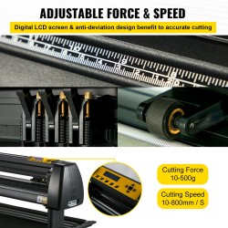 Vinyylileikkuri plotteri 28 tuumaa 720 mm syöttö 630 mm leikkausleveys jalustalla