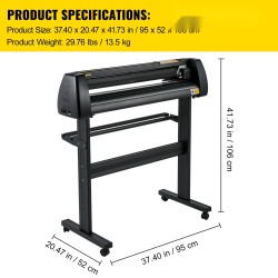 Vinyylileikkuri plotteri 28 tuumaa 720 mm syöttö 630 mm leikkausleveys jalustalla
