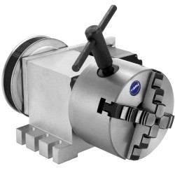 CNC 4 akselinen pyöröakseli 4 leukainen istukka 65 mm läpivienti 21 mm