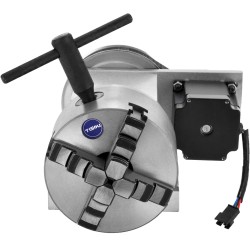 CNC 4-akselinen pyöröakseli 4-leukainen istukka 65 mm läpivienti 21 mm