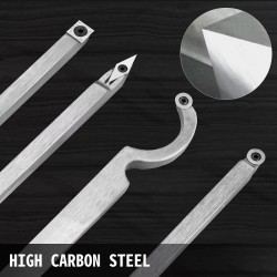 Sorvitalttasarja sorville 4 kpl kovametalliterillä ja pyökkikahvoilla varsi 230 mm