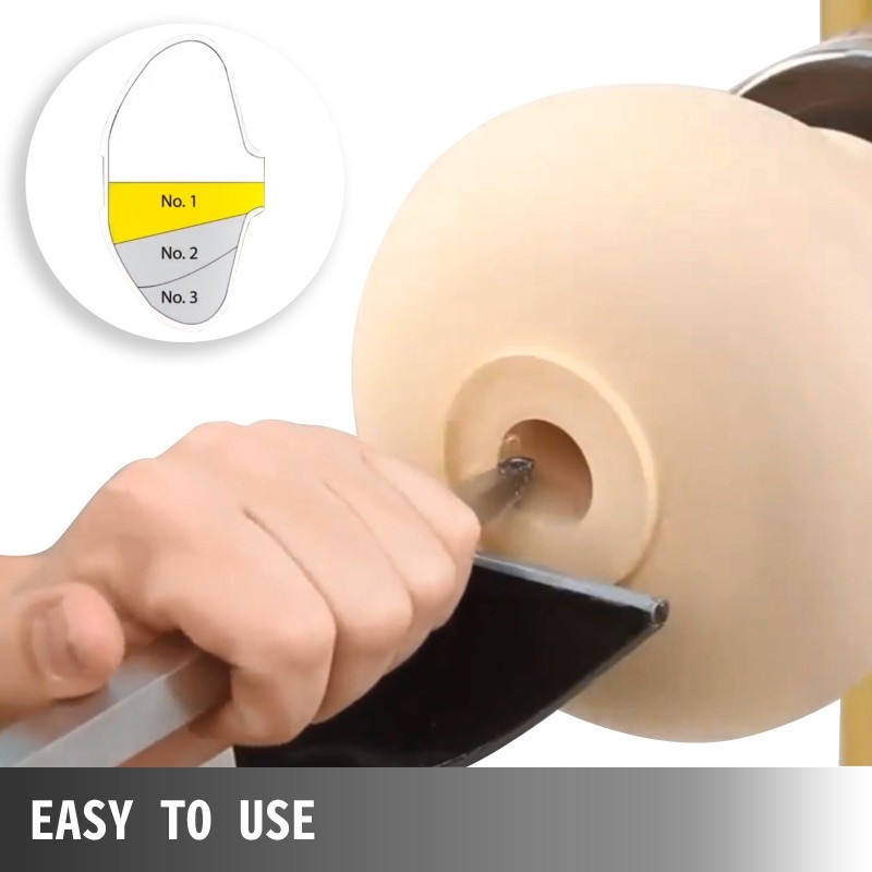 Sorvitalttasarja sorville 4 kpl kovametalliterillä ja pyökkikahvoilla varsi 230 mm