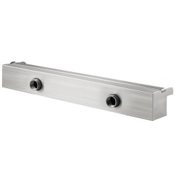 Ruostumaton teräs altaan vesiputoussuutin 60 x 11,5 x 8 cm monivärinen LED