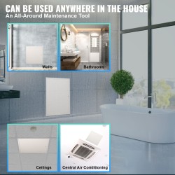 Huoltoluukku sinkitty teräslevy 613x613 mm kipsilevyseinille ja katoille