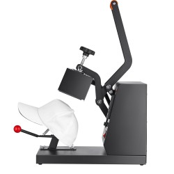 Lippalakkien lämpöprässi 4 vaihdettavaa kaarevaa lämmitysalustaa teflonpinnoitettu lämpölevy digitaalinen ajastin