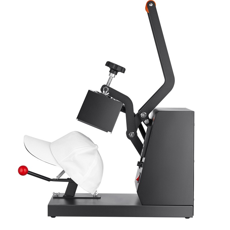 Lippalakkien lämpöprässi 4 vaihdettavaa kaarevaa lämmitysalustaa teflonpinnoitettu lämpölevy digitaalinen ajastin