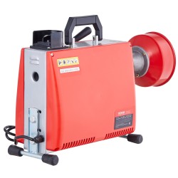 Viemärinpuhdistuskone 250 W käsinsyöttö 20 m 16 mm kaapelit