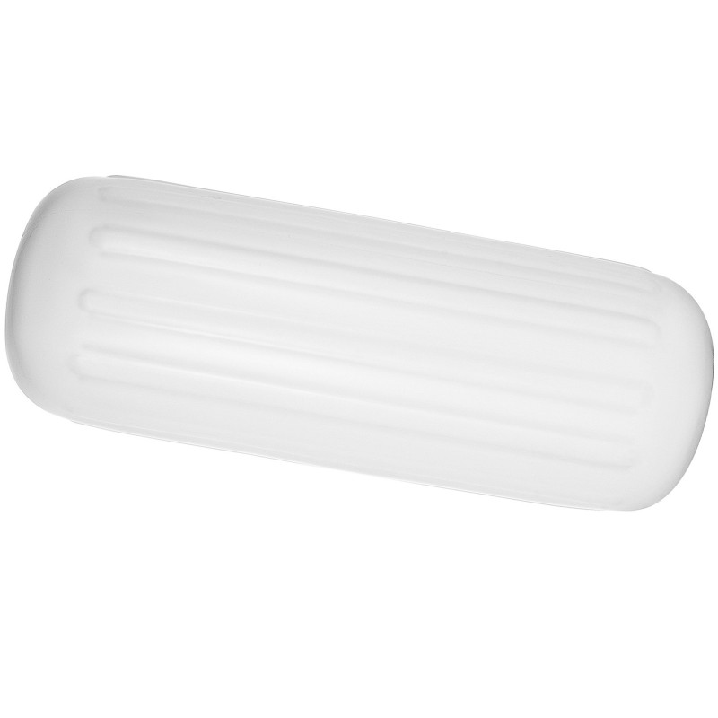 Veneen vinyylinen uritettu törmäyssuoja 4 kpl 10 x 28 tuumaa valkoinen