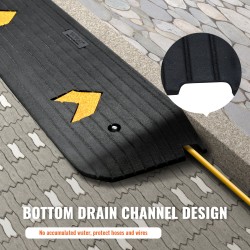 Kuminen kynnysramppi 113x24,1x2,5cm 1kpl 15t kantavuus pyörätuoleille