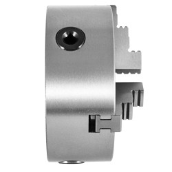 3-leukainen itsekeskittyvä sorvin istukka valurautarunko 125 mm karkaistut teräsleuat