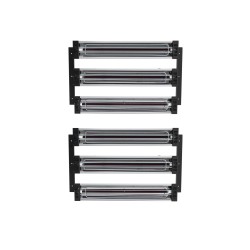 Infrapuna maalinkuivauslamppu 3000 W kaksi kolmen pään lamppusarjaa 120x100 cm paistoala