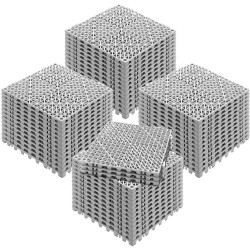 Toisiinsa lukittuvat PVC-kuivatusmatot 55 kpl 30 x 30 cm märkätiloihin