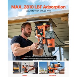 Magneettiporakone 1450W moottorilla 10-portainen nopeudensäätö 40 mm maksimiporaushalkaisija 2 ydinporanterää