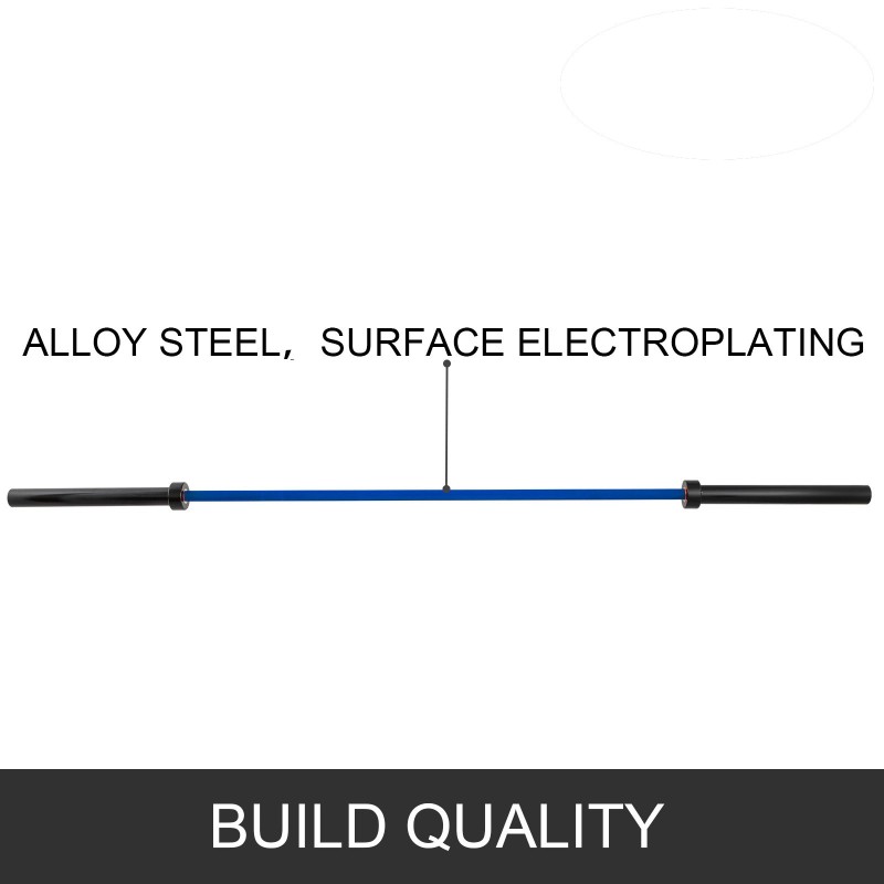 Painonnostotanko seosteräksinen 2 metriä 15 kiloa laakeroidut hihat 50 millimetriä