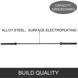 Levytanko seosterästä 2 m 15 kg 50 mm holkko penkkipunnerrukseen