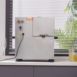 Sähköinen sokeriruokomehupuristin 800W 4 ruostumatonta teräsrullaa 300 kg tunnissa automaattinen telapaineen säätö