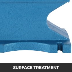 Alasin valurautainen 45 kg yhden sarven neliöreiällä metalliseppien käyttöön