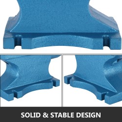 Alasin valurautainen 45 kg yhden sarven neliöreiällä metalliseppien käyttöön