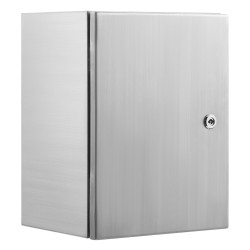 Sähkökotelo 304-ruostumattomasta teräksestä 40x30x25 cm IP66 seinäkiinnitys sisä- ja ulkokäyttöön