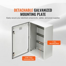 Sähkökotelo SMC-lasikuituvahvisteinen 60x40x23 cm IP66 lukollinen ulko- ja sisäkäyttöön