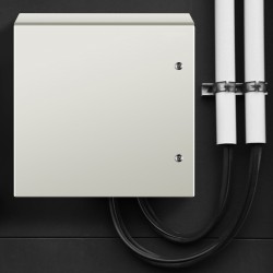 Sähkökojerasia hiiliteräs 1,5 mm 60x60x20 cm IP66 lukittava