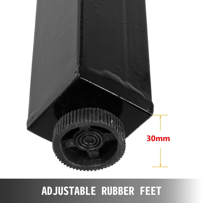 Pöydänjalat teräs 28 tuumaa 2 kappaletta trapetsimuoto musta 300 kg kantavuus