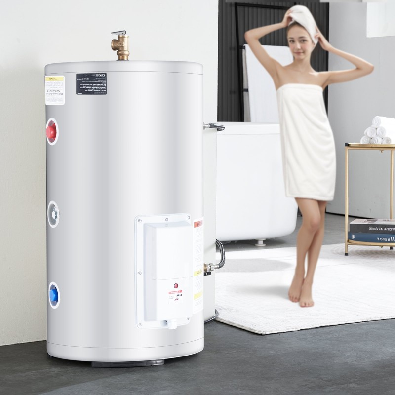 Sähköinen säiliövesivaraaja 70 l 1600 W kylmävalssattu hiiliteräs LED-näyttö roiskesuoja sivuliitäntä