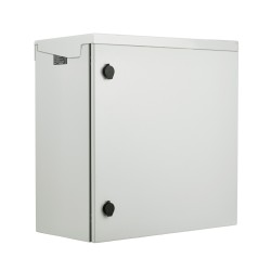 Sähkökaappi kylmävalssattua terästä 60x60x30 cm IP66 seinäkiinnitys sisä- ja ulkokäyttöön