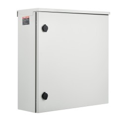 Sähkökeskuksen kotelo kylmävalssattu teräs 2 mm 60x60x20 cm NEMA 4 IP66 seinäasennus