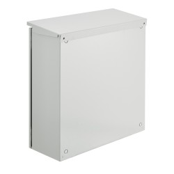 Sähkökeskuksen kotelo kylmävalssattu teräs 2 mm 60x60x20 cm NEMA 4 IP66 seinäasennus