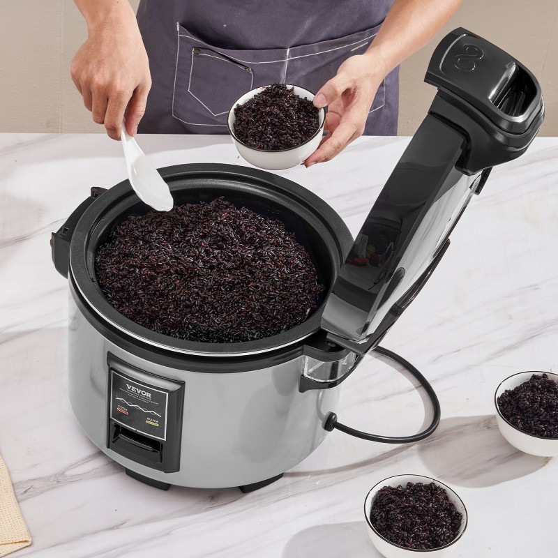 Riisinkeitin ravintoloihin 13 l kokonaistilavuus 5,2 l riisille tarttumaton alumiinisisäkattila