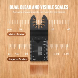 Värähtelevän monitoimityökalun terät hiiliteräs seosteräs 50 kpl 0,7 mm puu muovi alumiini