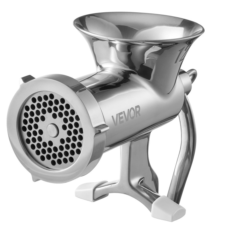 Käsikäyttöinen lihamylly 304 ruostumatonta terästä pöytäkiinnitys 5mm 8mm leikkuulevyt makkarasuppilo pikkuleipämuotti